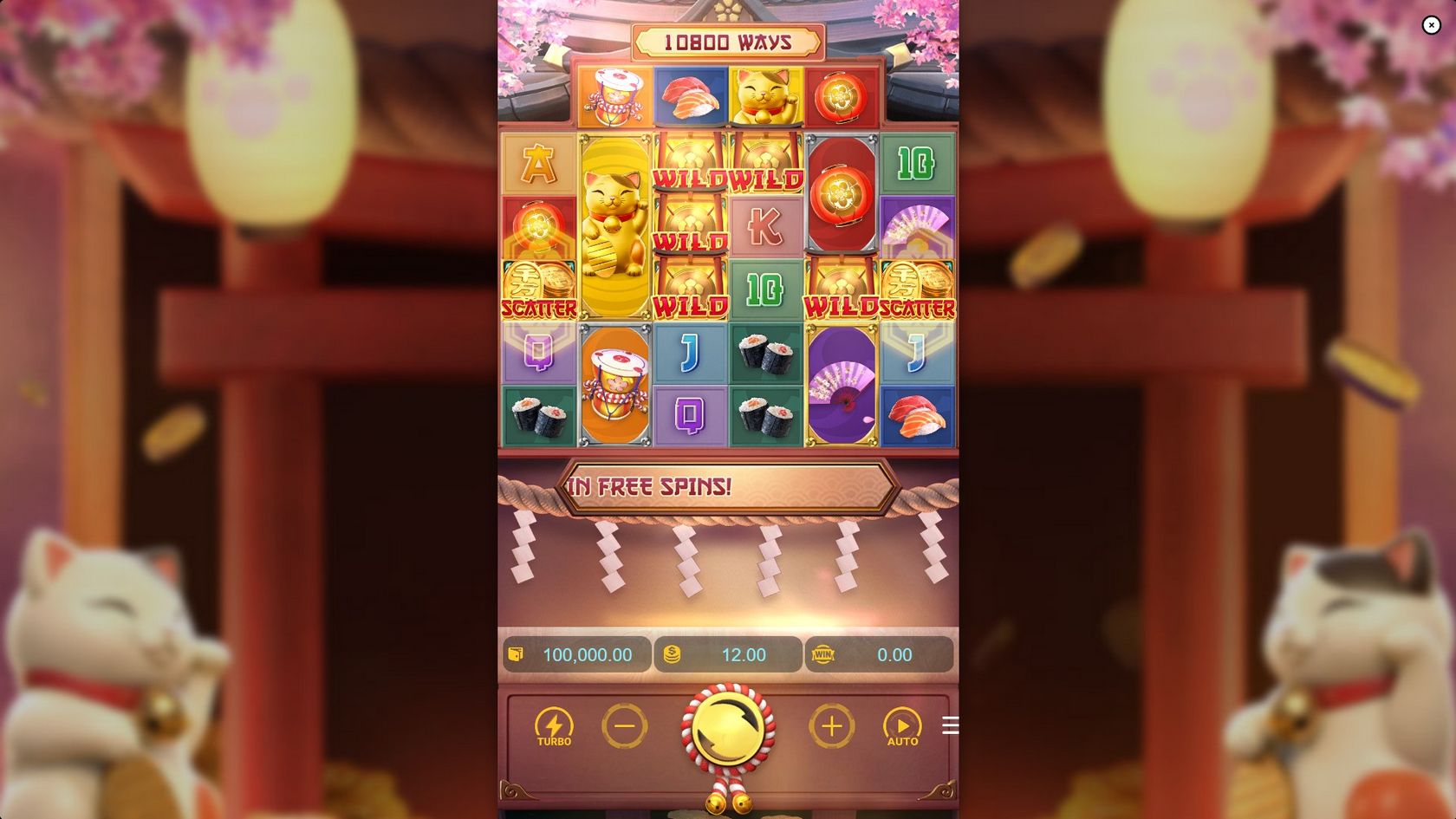 Glücklicher Neko-Slot